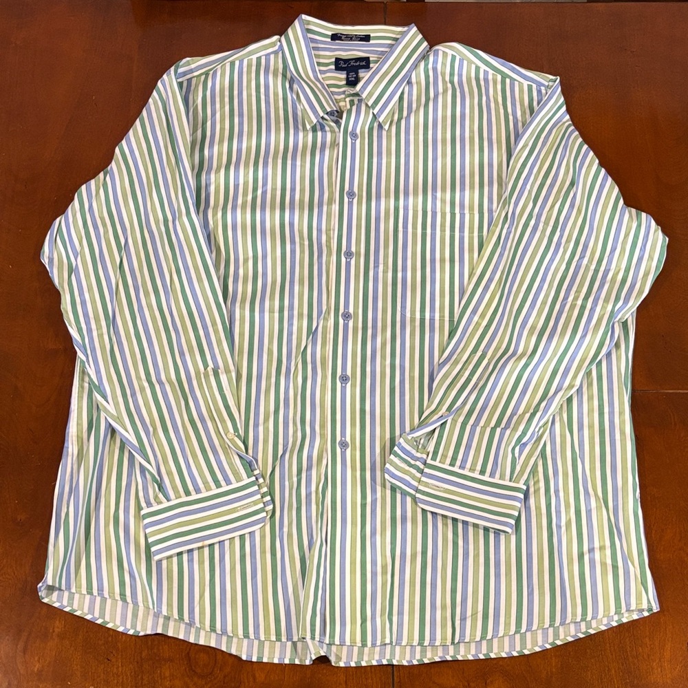 Paul Fredrick‎ Multicolor Striped Shirt